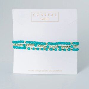 Coastal Grit - Island Girl Aqua Waters